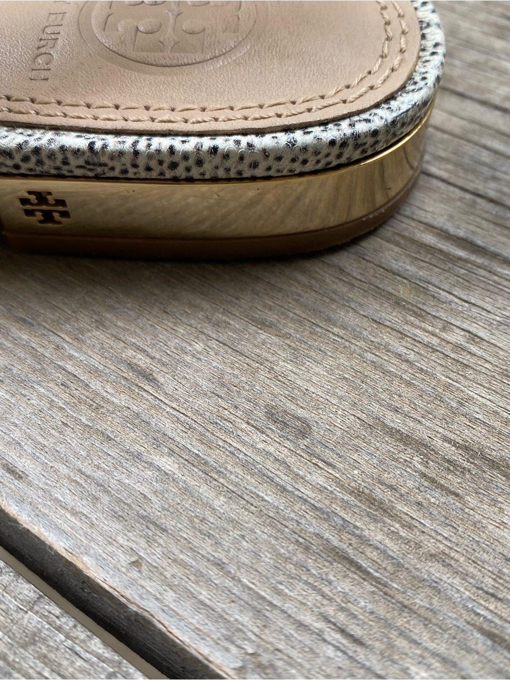 Tory Burch Snake Pointed Toe Slingback Flats - Picture 4 of 9